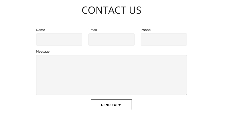 html5 contact form