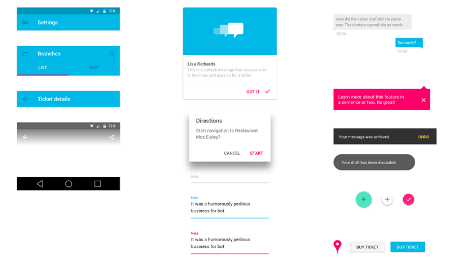 12 Best Free Material Design Ui Kits For Sketch Psd In