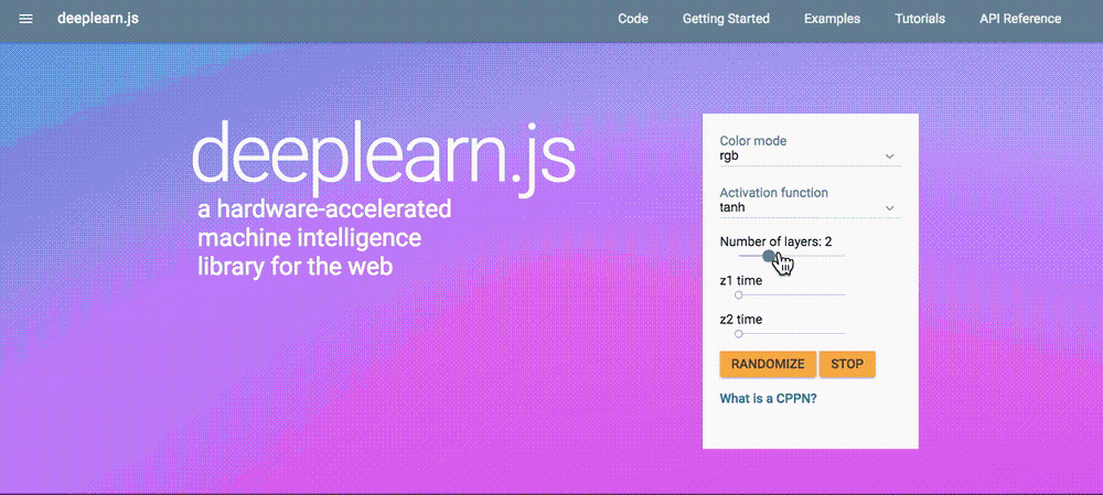 javascript in machine learning