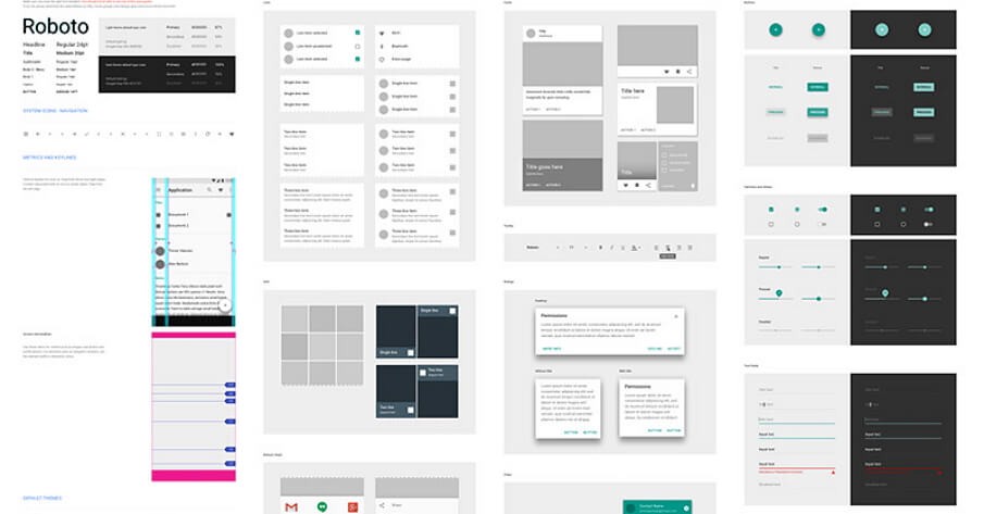 12 Best Free Material Design Ui Kits For Sketch Psd In