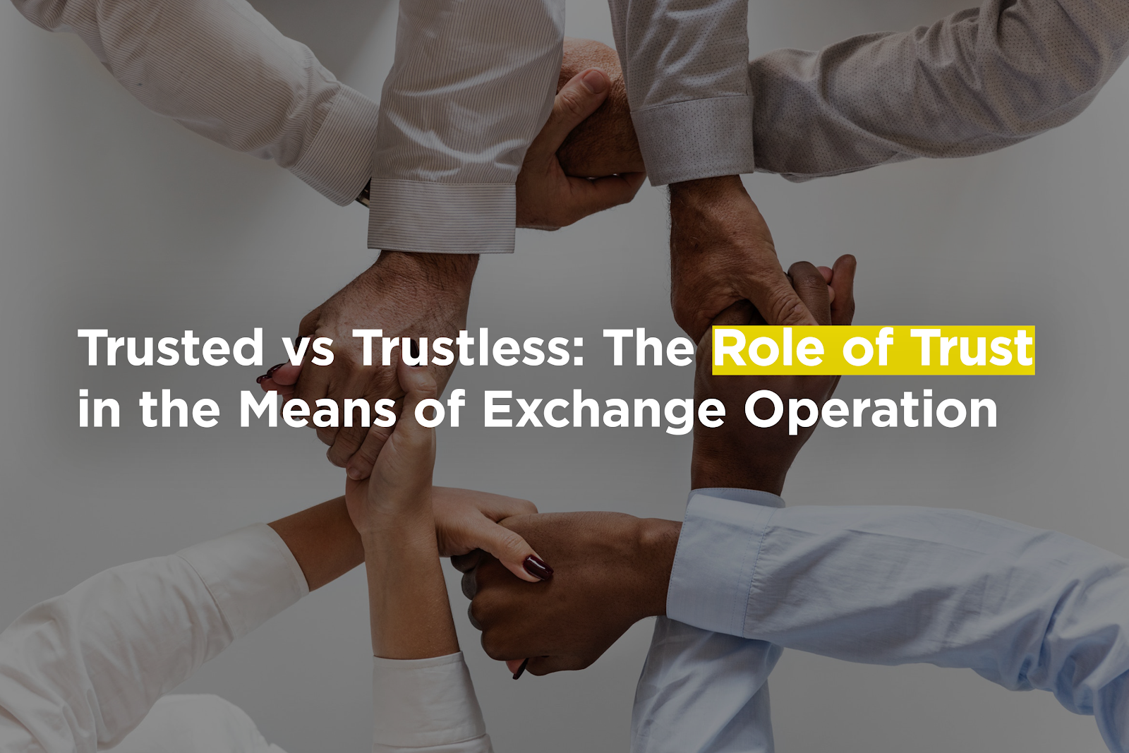 Trusted Vs Trustless The Role Of Trust In The Means Of Exchange - chicago bulls chain with abs roblox