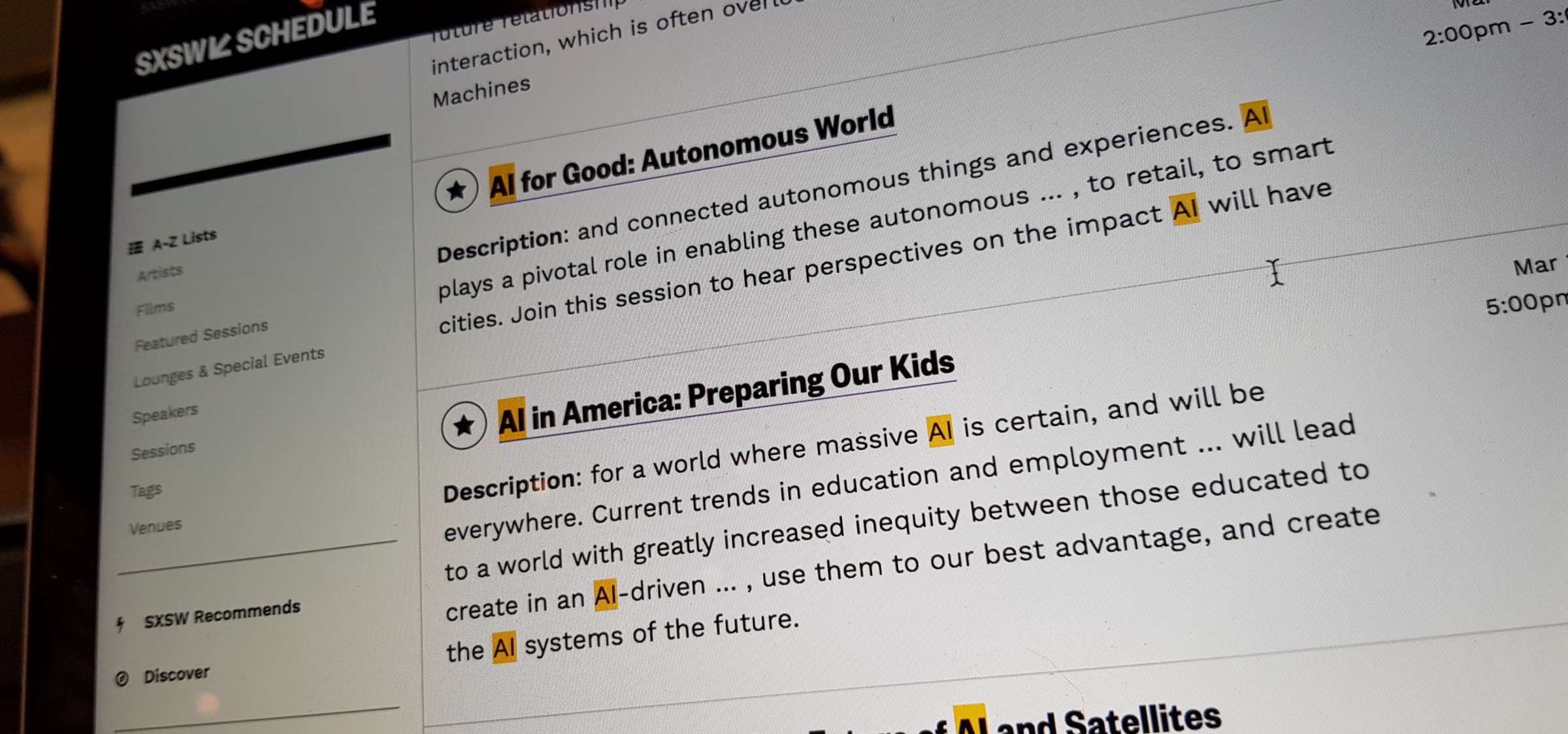 AI is Taking Over SXSW–on the Way to Take Over the World