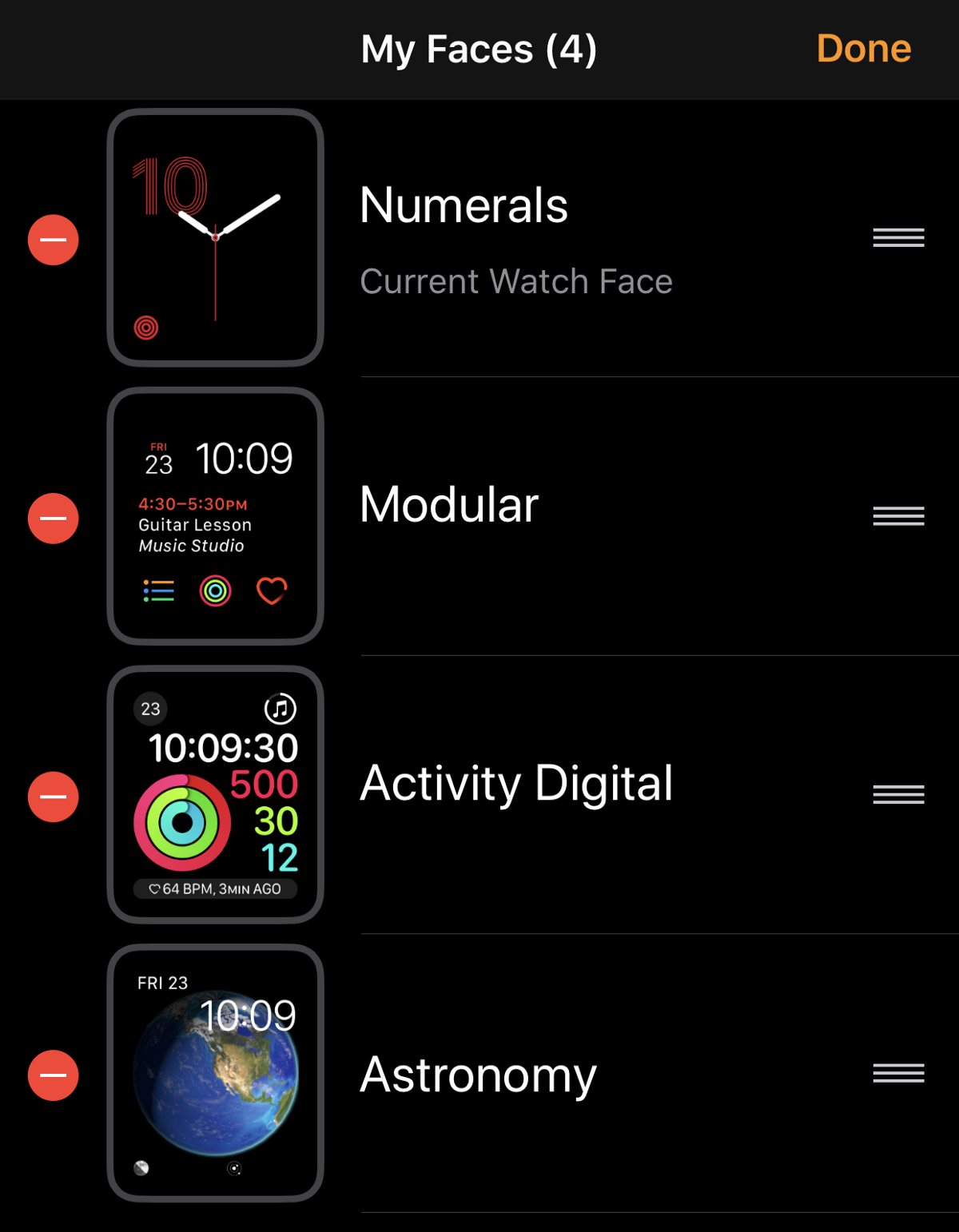 apple watch activity digital face