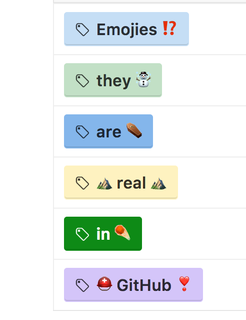 emojis · GitHub Topics · GitHub