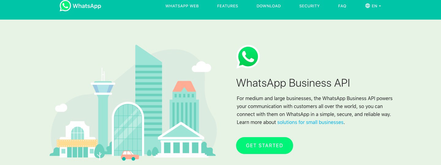 Image result for whatsapp business api