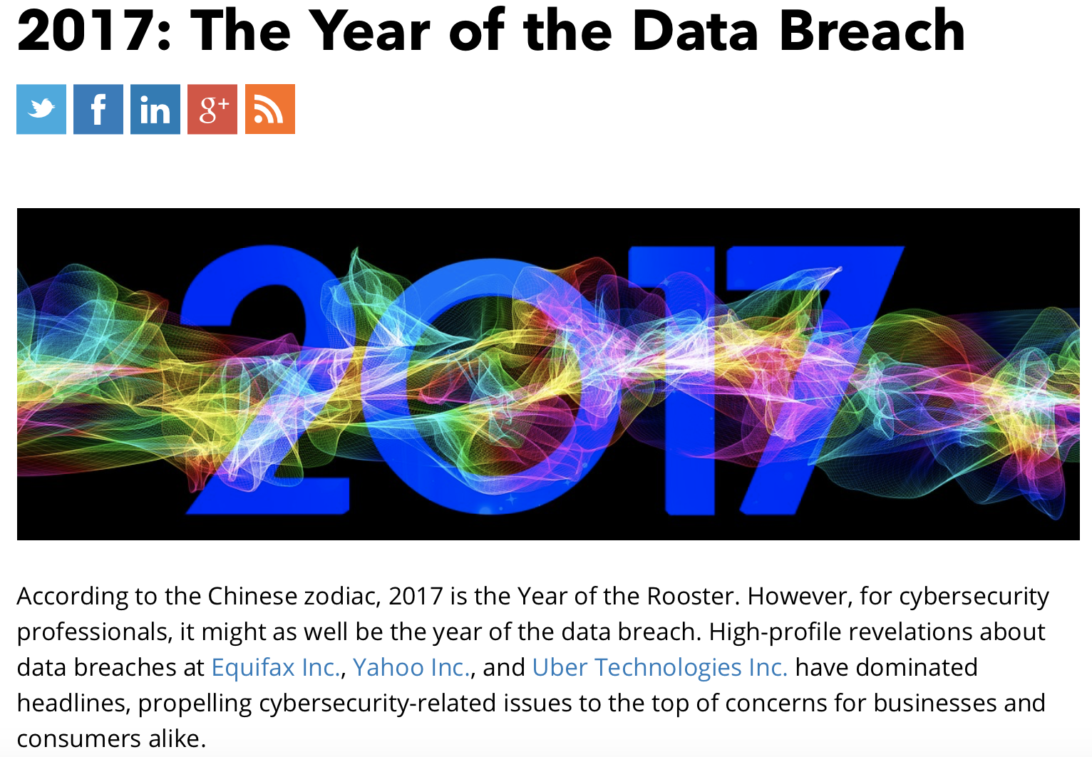 Will The Real Year Of The Data Breach Please Stand Up Hacker Noon