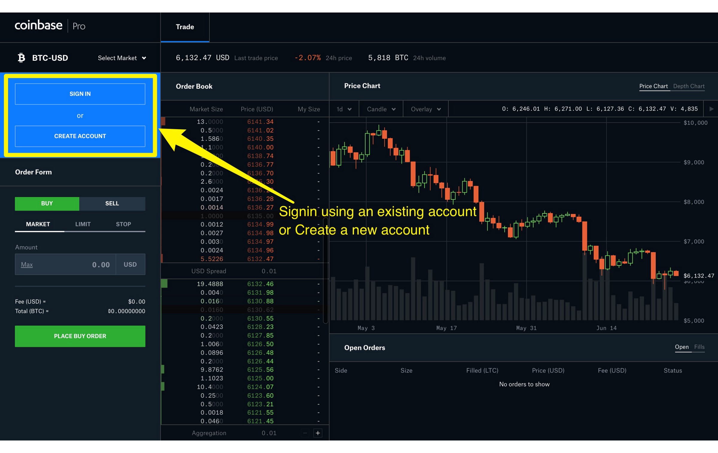 coinbase dashboard not loading