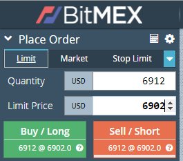 bitmex how much % does market sell