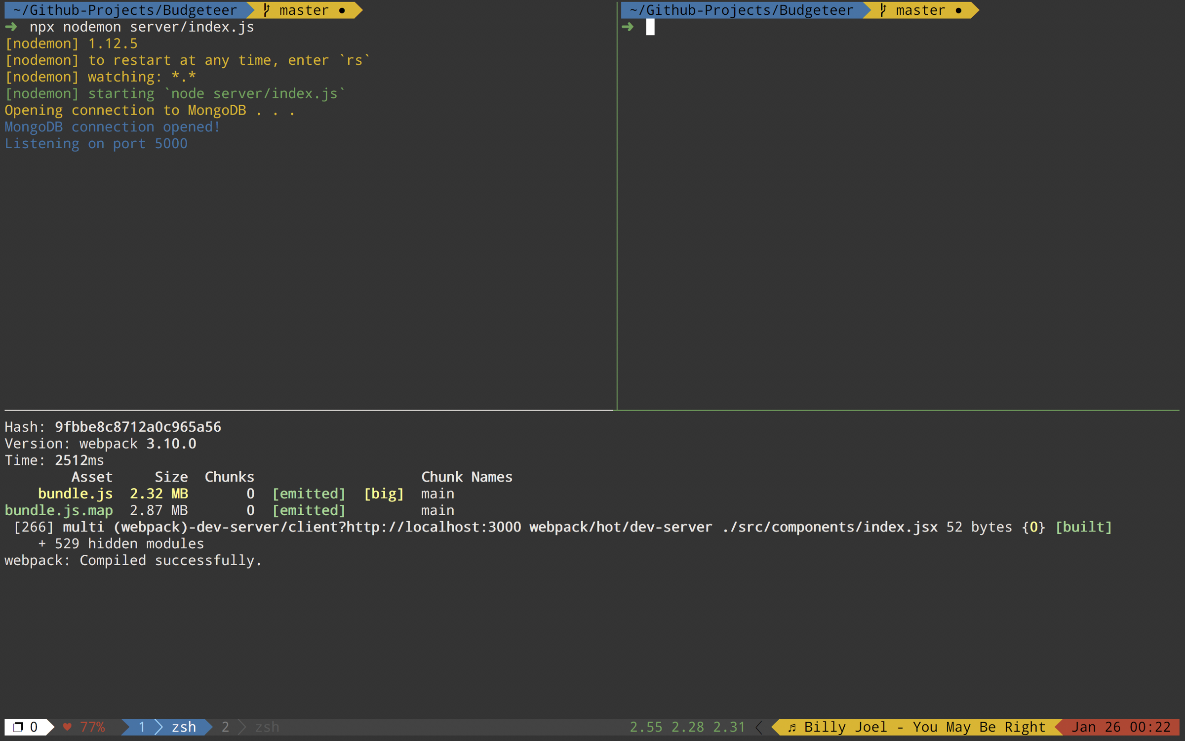 Customizing Tmux By