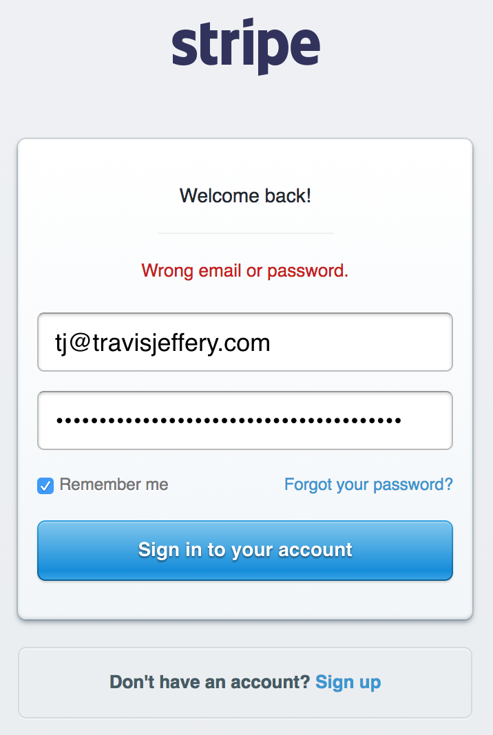 Username Or Password Incorrect Is Bullshit Hacker Noon