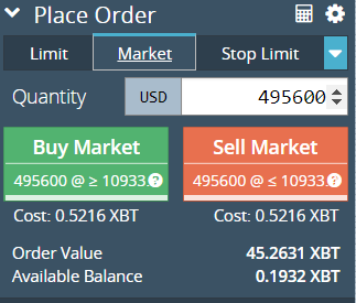what is bitmex position value
