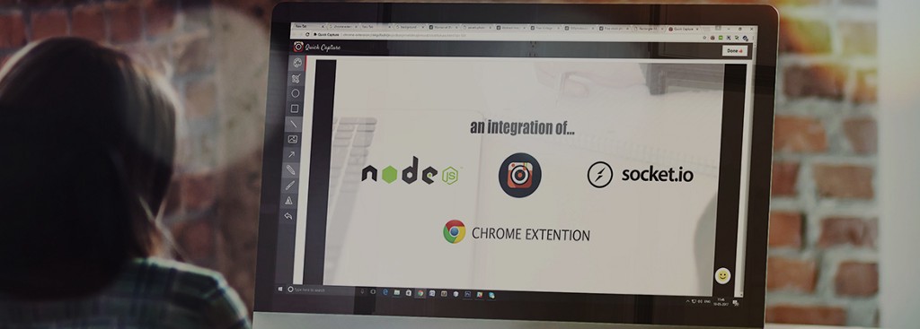 Node JS + Socket.IO + Chrome Extension Integration