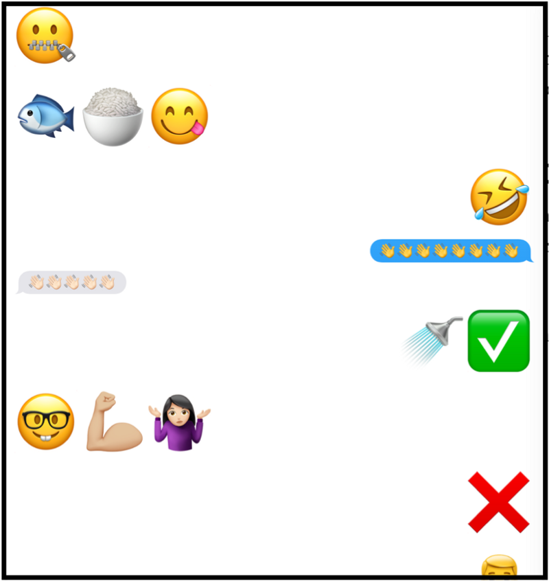 emoji message