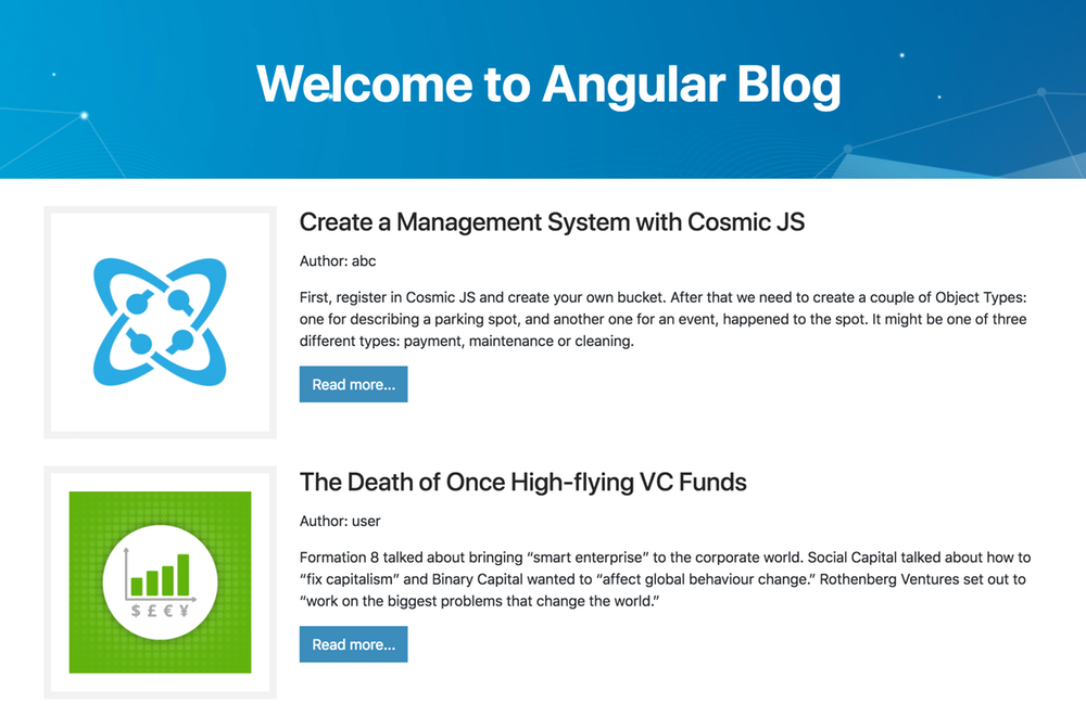 How To Build A Blog Using Angular And Cosmic Js By Carson - comment faire des objet payent robux