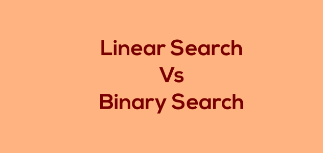 Linear Search Vs Binary Search