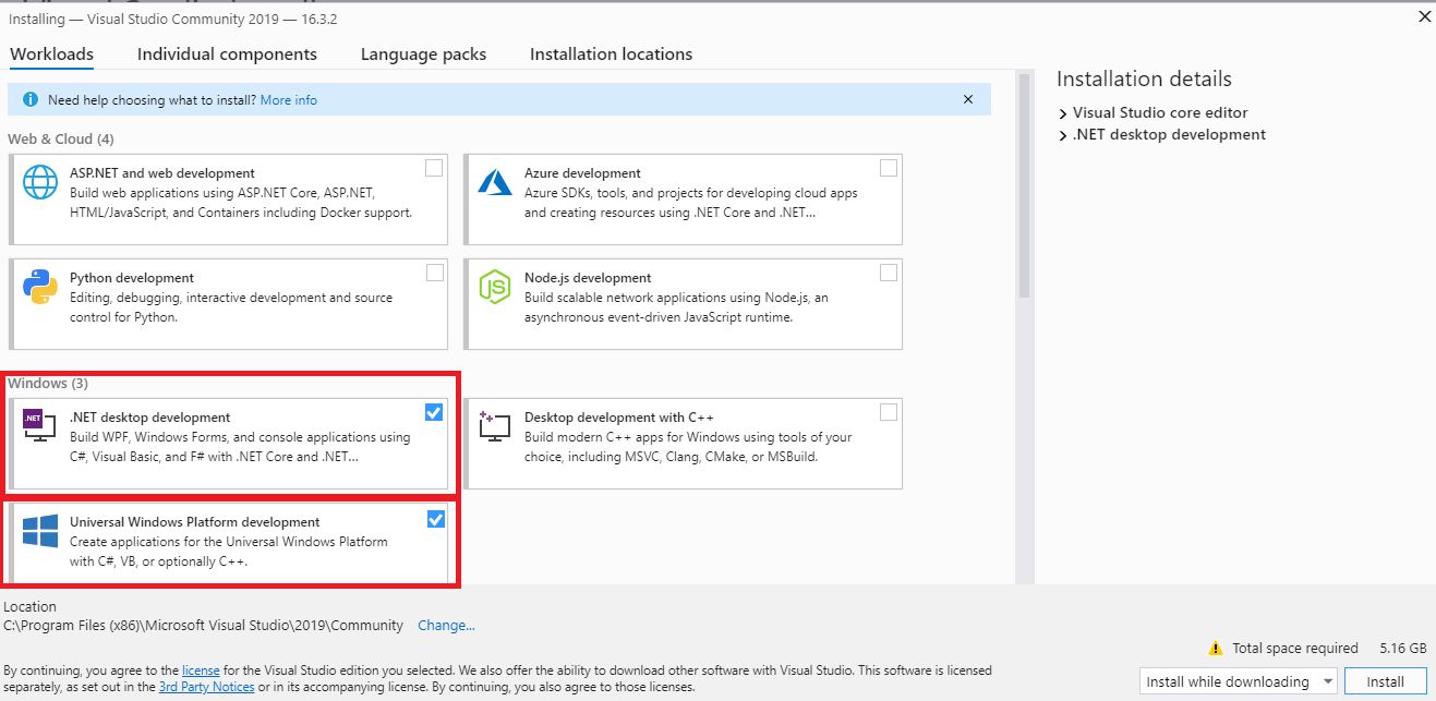 selenium c# visual studio