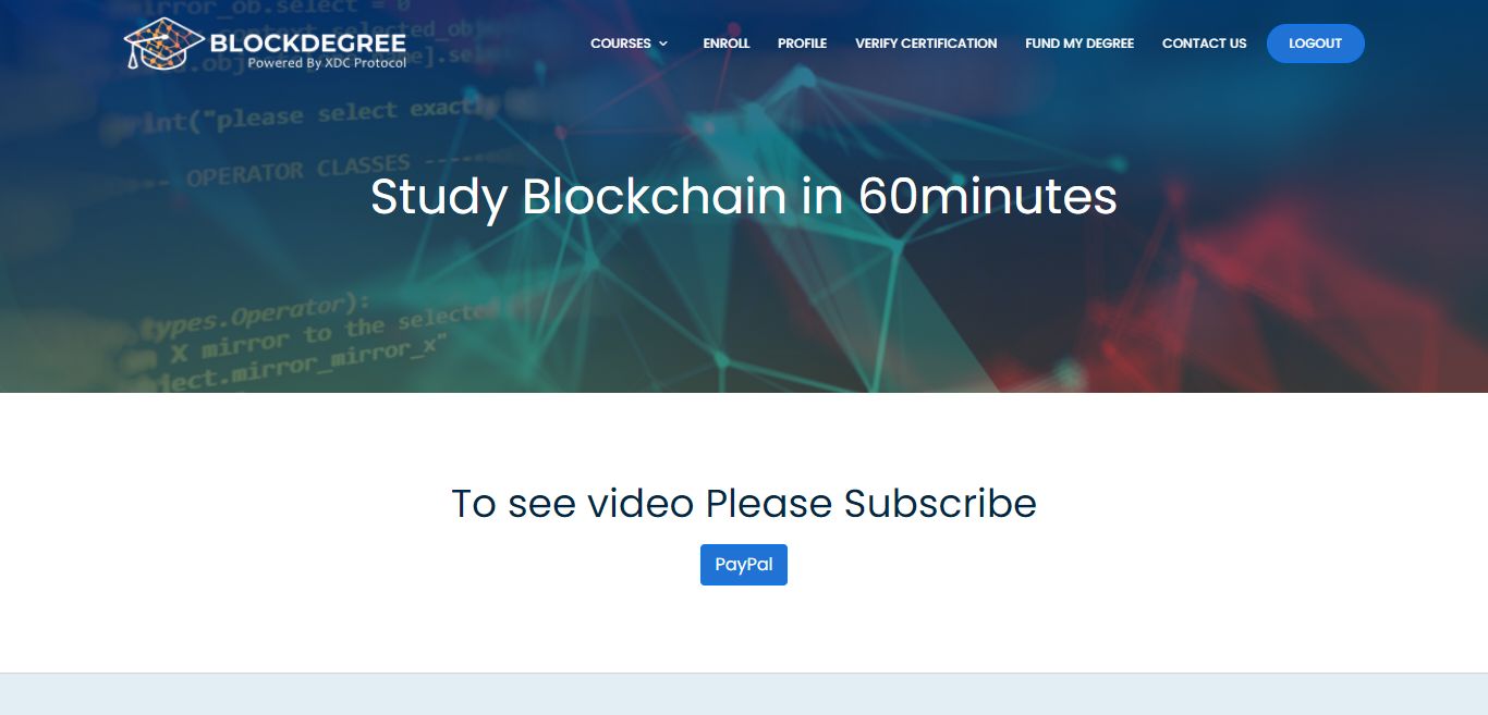 Study Blockchain in 60 Minutes: New Online Course Launched By Blockdegree